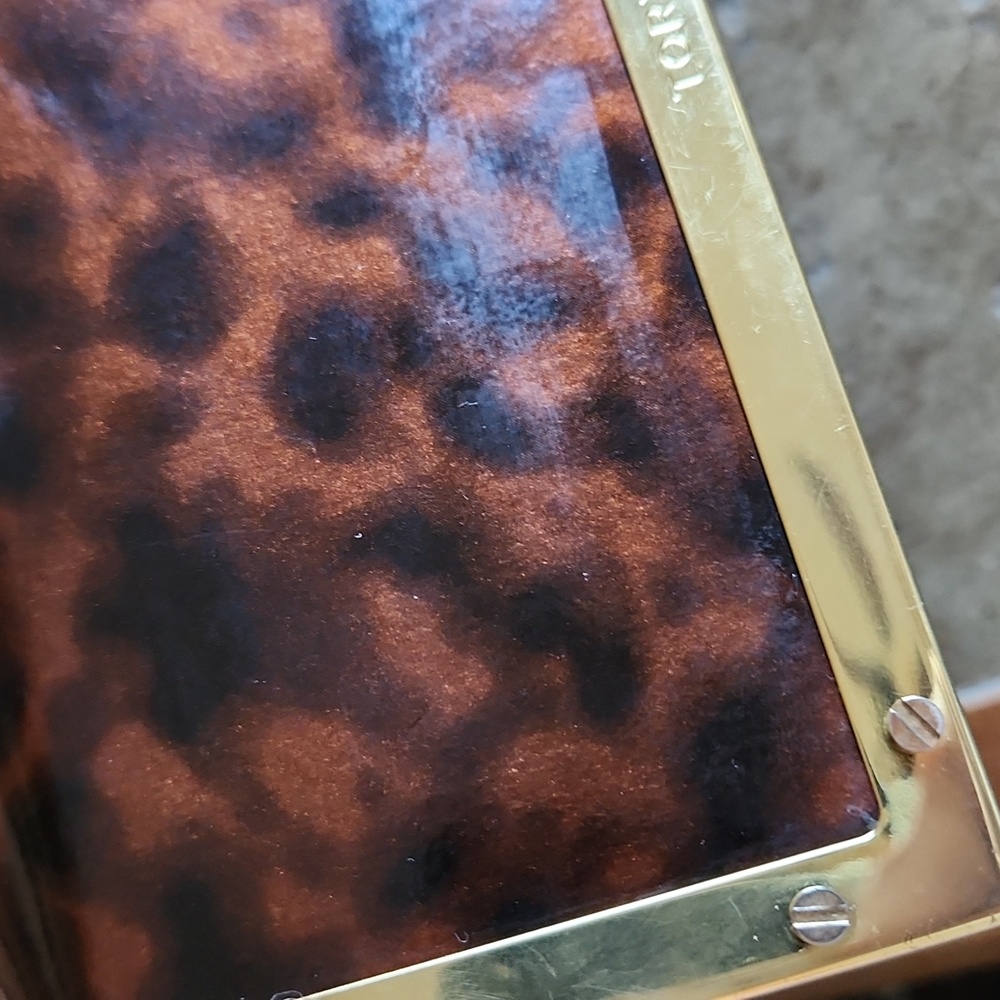 Tory Burch leopard print eye glasses casse - Picture 10 of 12